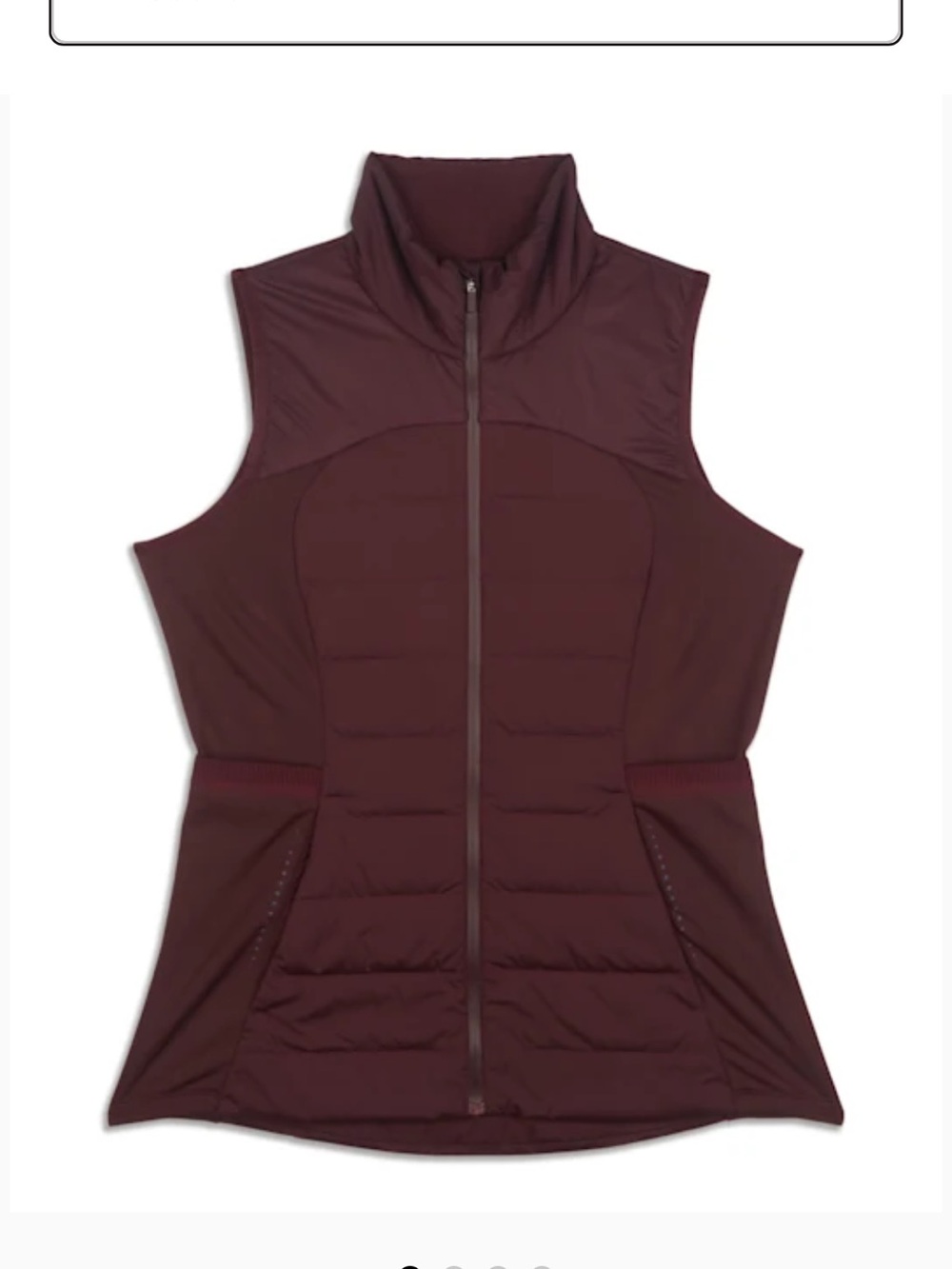 Lululemon Down For it All Quilted Vest - in Cassis